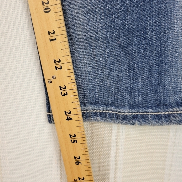 Miss Me Boyfriend Jeans Midrise Lowrise Blue Size 27 JPB5014‎ - Picture 7 of 12